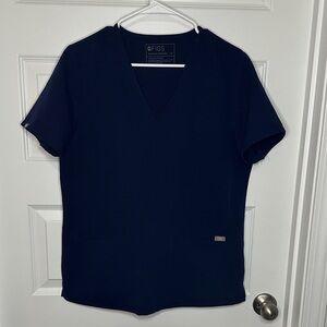 Figs Women's navy Blue Short Sleeve Top